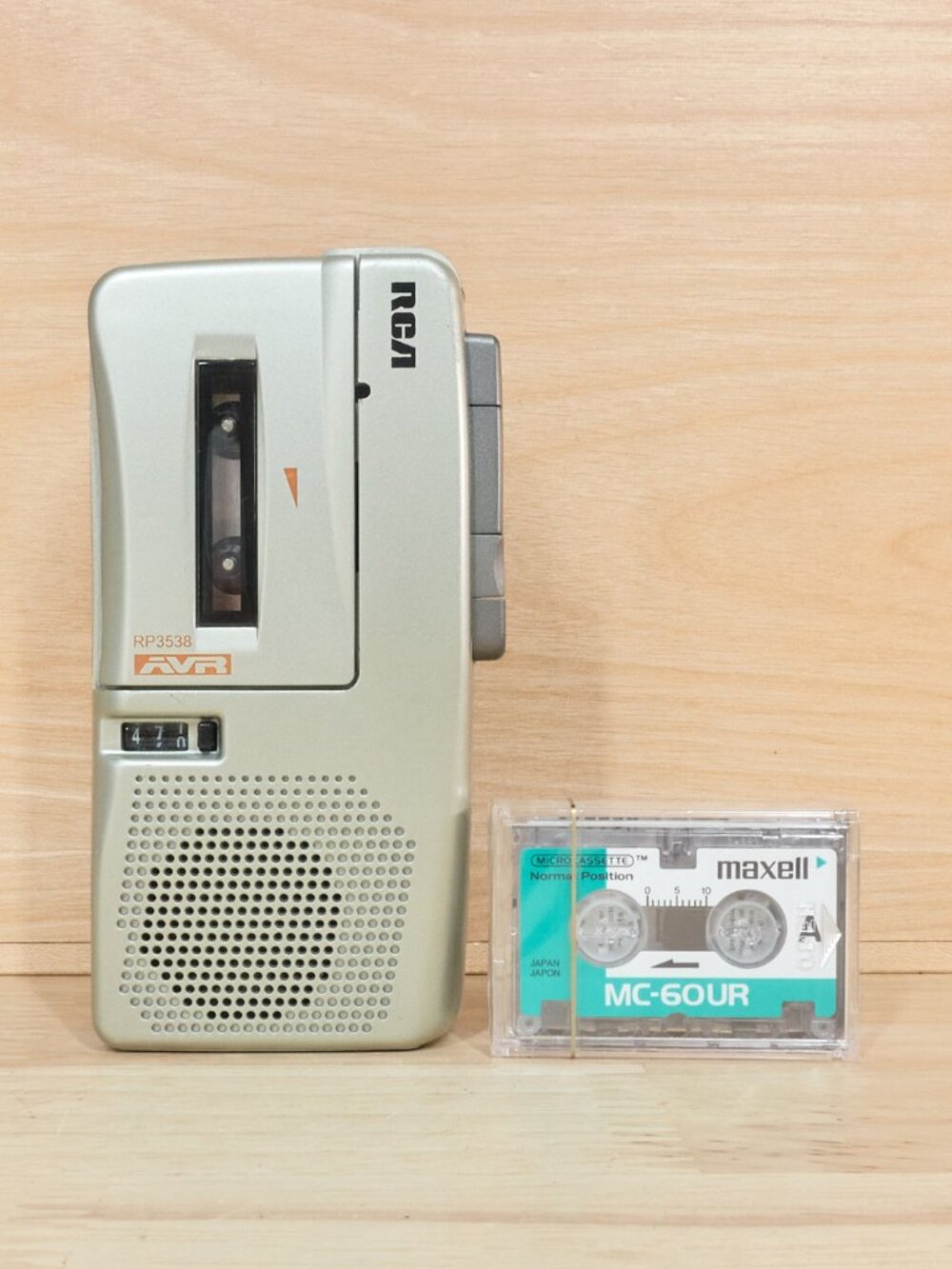 RCA RP3538A Microcassette Recorder AVR Tested Working
